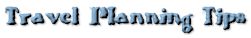 travel planning tips