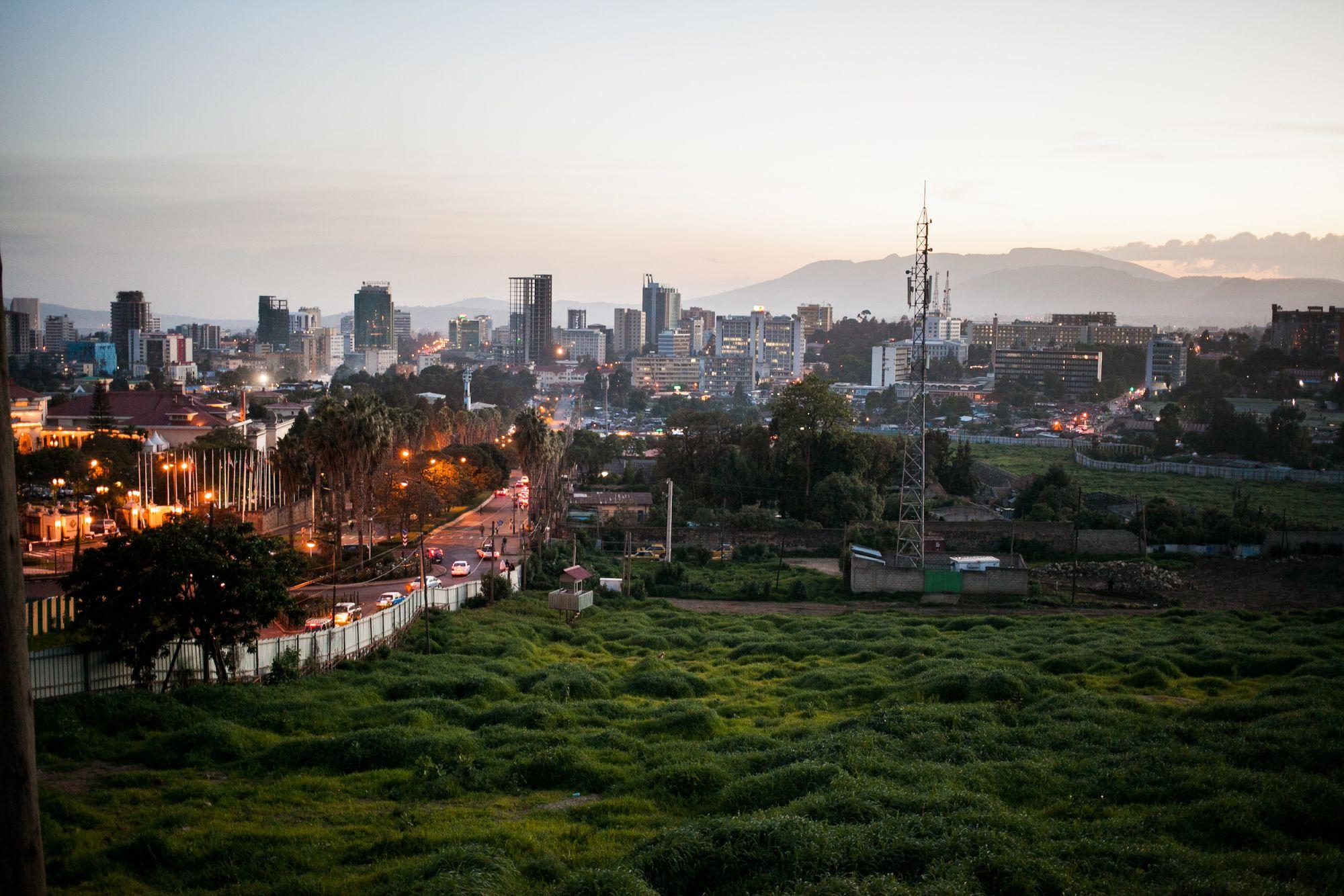Addis Abeba al tramonto ©Jakob Polacsek/Getty Images
